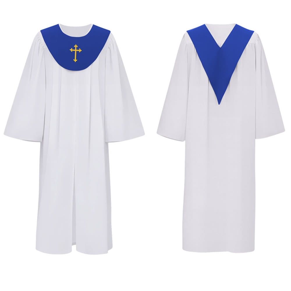 Christianartworkshop - Abito clericale divino per servizi religiosi - Carré con accenti a croce - image 19