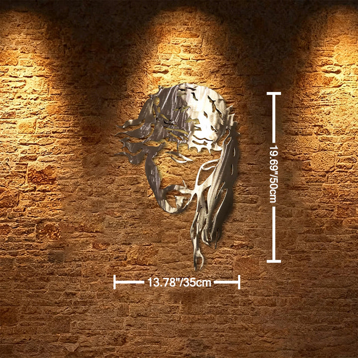 Christianartworkshop Decorazione murale in metallo raffigurante Gesù con la corona di spine: simbolo della sua sofferenza e della sua gloria. - 13,78''*19,69"*0,047''/35cm*50cm*0,12cm - image 7