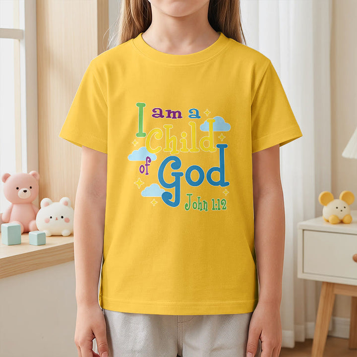 Christianartworkshop Maglietta per bambini con nuvola e stella, ispirata alla fantasia "Sono un figlio di Dio" (Giovanni 1:12). - image 29