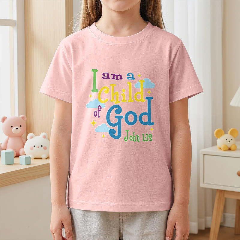 Christianartworkshop Maglietta per bambini con nuvola e stella, ispirata alla fantasia "Sono un figlio di Dio" (Giovanni 1:12). - image 14