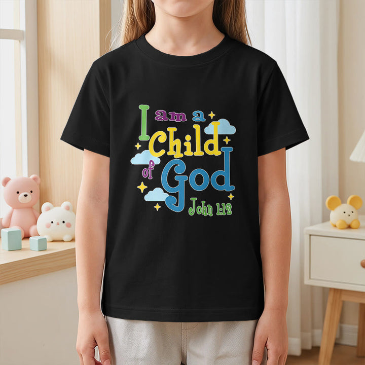 Christianartworkshop Maglietta per bambini con nuvola e stella, ispirata alla fantasia "Sono un figlio di Dio" (Giovanni 1:12). - image 26