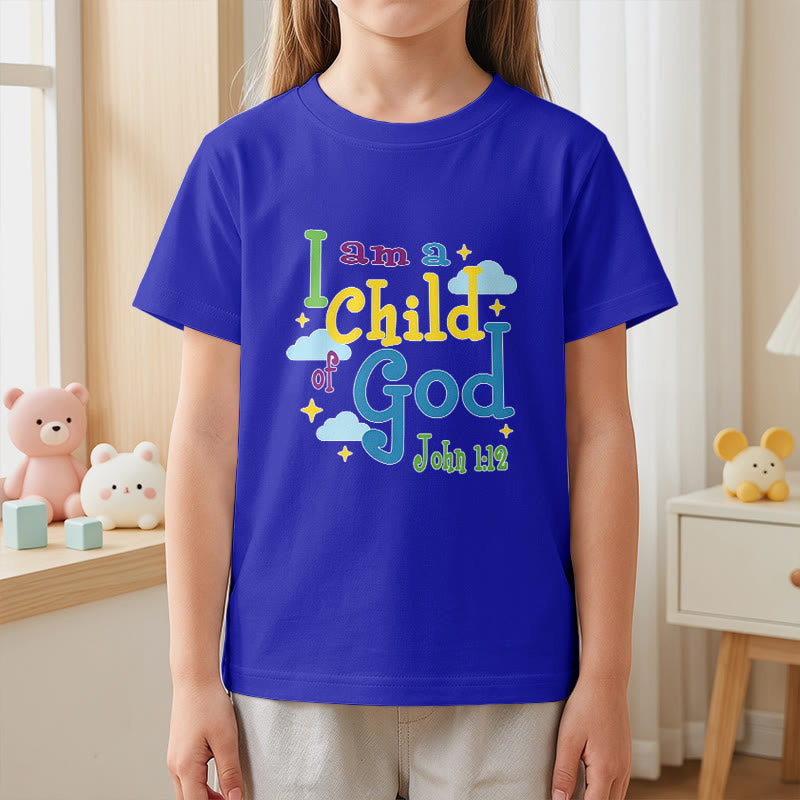Christianartworkshop Maglietta per bambini con nuvola e stella, ispirata alla fantasia "Sono un figlio di Dio" (Giovanni 1:12). - image 8