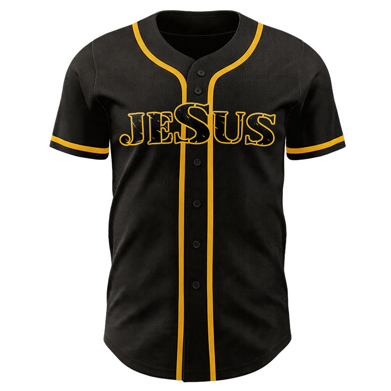 Christianartworkshop Maglia da baseball con croce di Gesù, chiodo e corona di spine - image 1