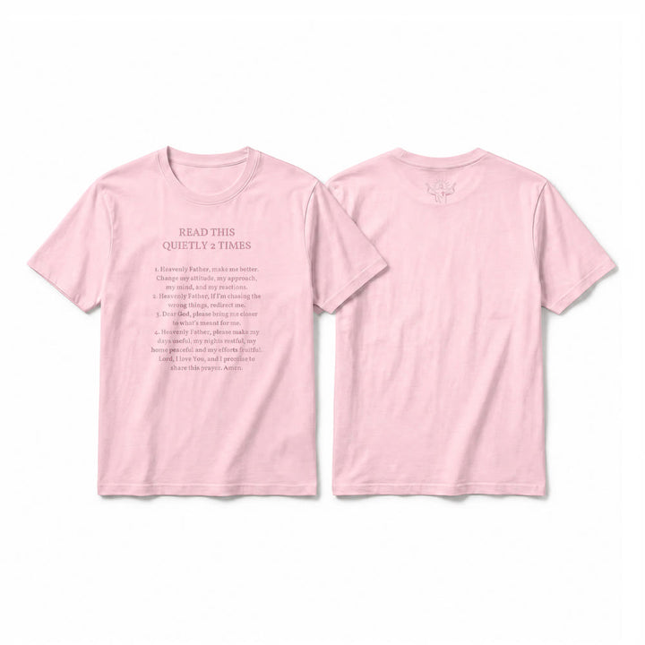 Christianartworkshop Maglietta a maniche corte divertente con la scritta "Leggi questo in silenzio 2 volte" - Faith Premium - Rosa - 2XL - image 26