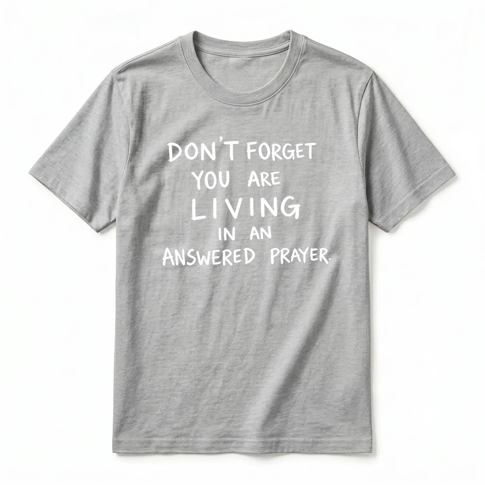 Christianartworkshop T-shirt a maniche corte premium "Gratitudine fedele - Preghiera esaudita" - image 5