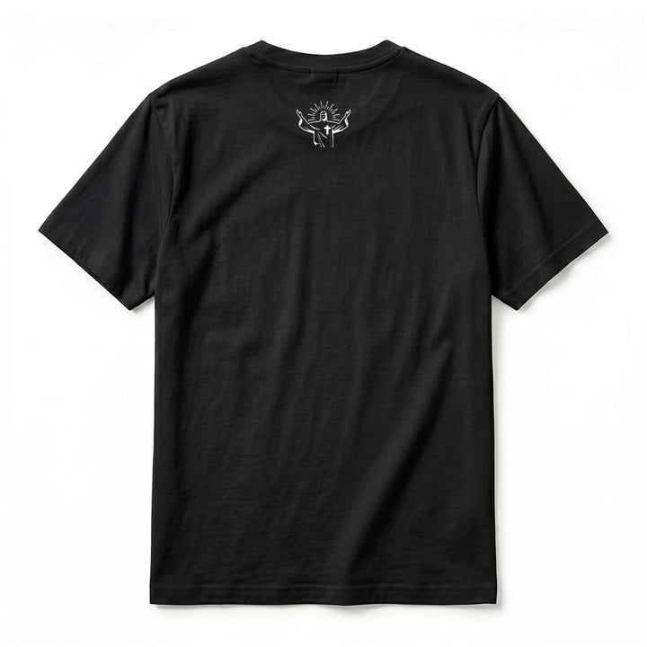 Christianartworkshop T-shirt a maniche corte premium con stampa frontale a croce "Faith Mom". - image 6