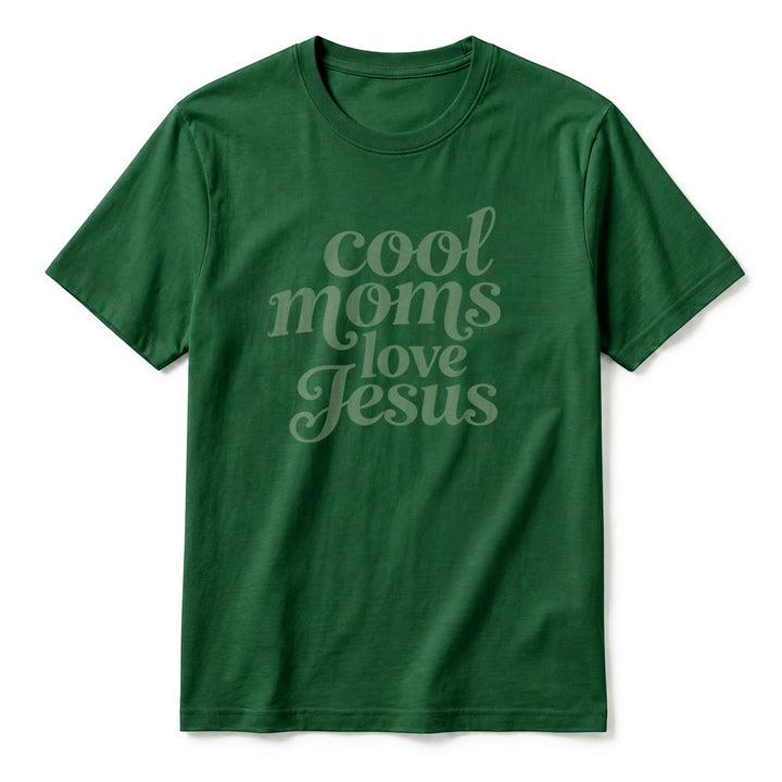 Christianartworkshop T-shirt a maniche corte di alta qualità con stampa fronte e retro "Cool Moms Love Jesus". - image 26