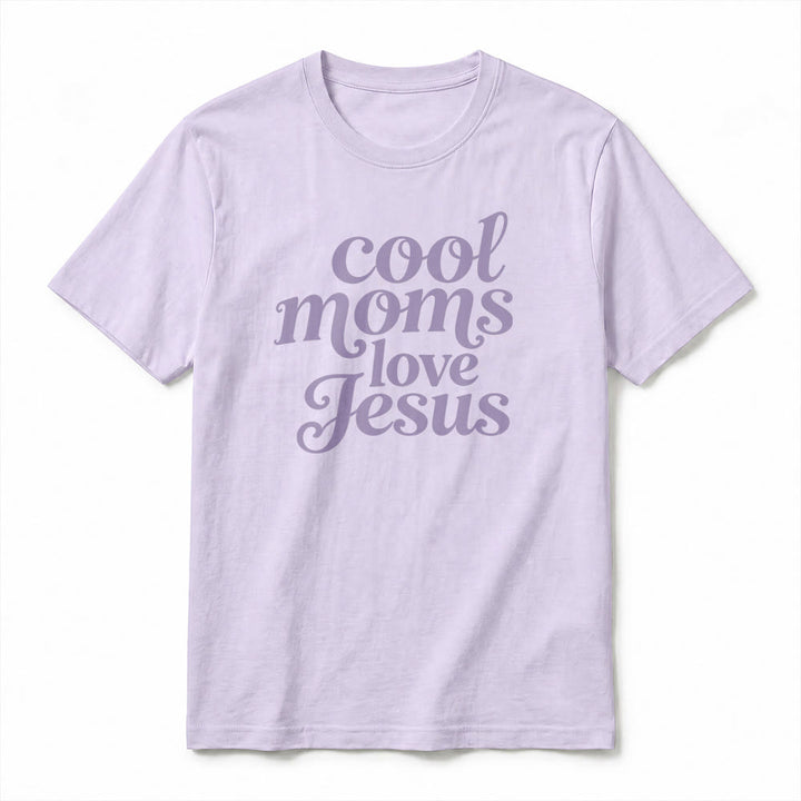 Christianartworkshop T-shirt a maniche corte di alta qualità con stampa fronte e retro "Cool Moms Love Jesus". - image 14
