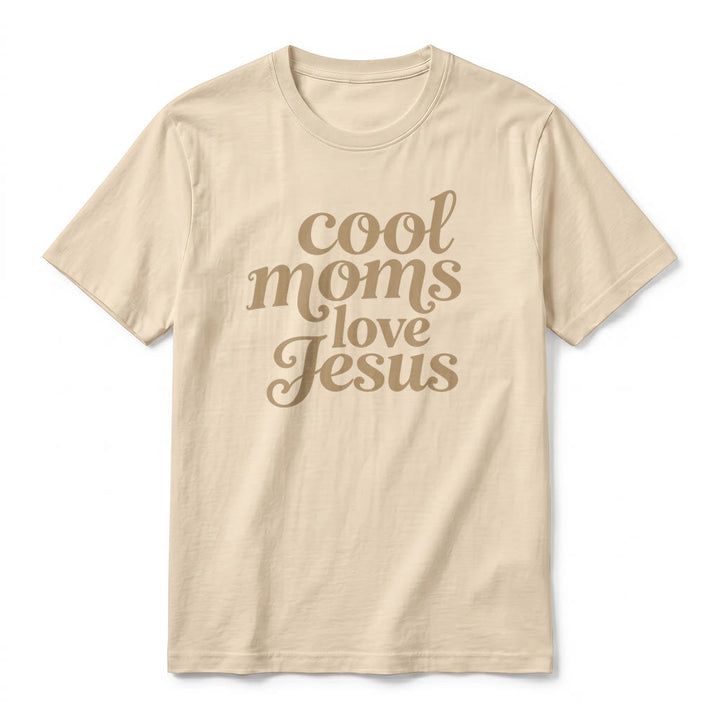 Christianartworkshop T-shirt a maniche corte di alta qualità con stampa fronte e retro "Cool Moms Love Jesus". - image 20