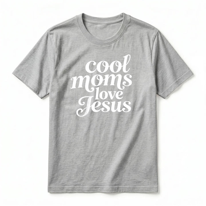 Christianartworkshop T-shirt a maniche corte di alta qualità con stampa fronte e retro "Cool Moms Love Jesus". - image 17