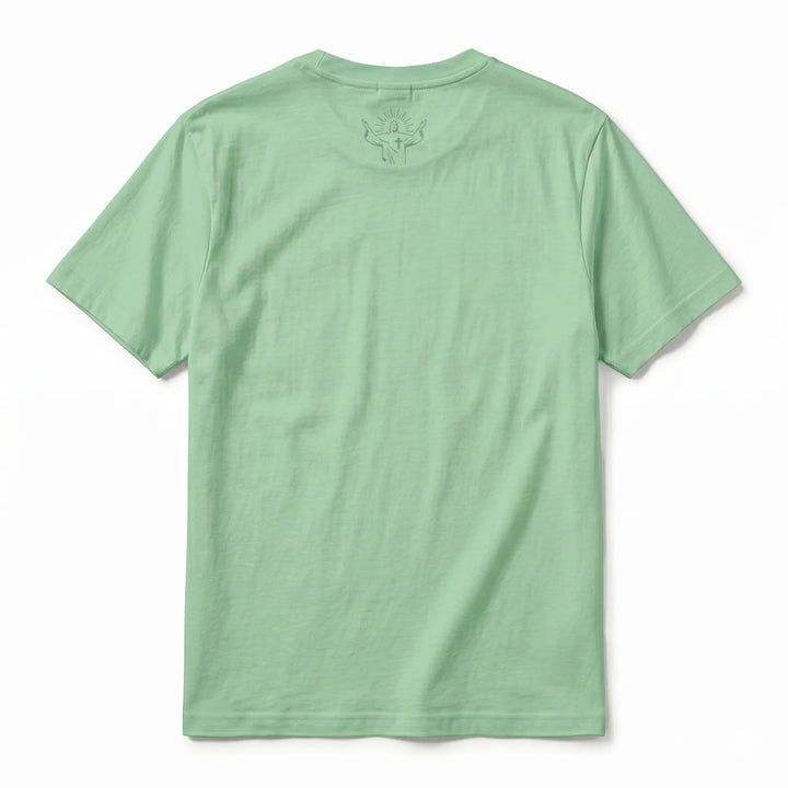 Christianartworkshop T-shirt a maniche corte premium con stampa floreale e farfalle "There Was Jesus" - image 24