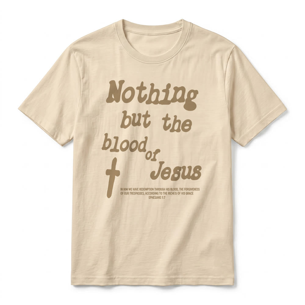 Christianartworkshop T-shirt a maniche corte premium "Nient'altro che il sangue di Gesù" - image 8