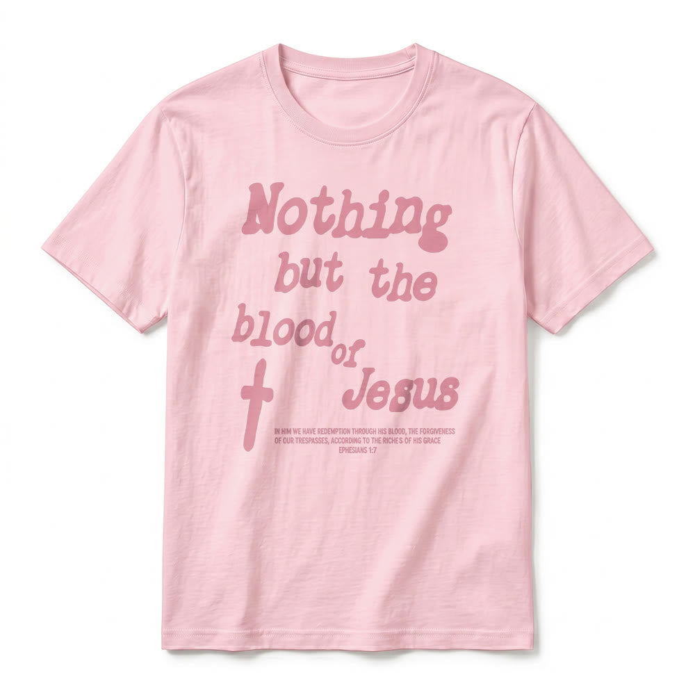 Christianartworkshop T-shirt a maniche corte premium "Nient'altro che il sangue di Gesù" - image 26