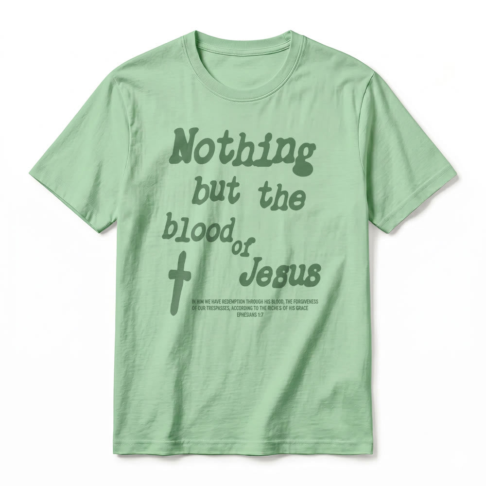 Christianartworkshop T-shirt a maniche corte premium "Nient'altro che il sangue di Gesù" - image 23