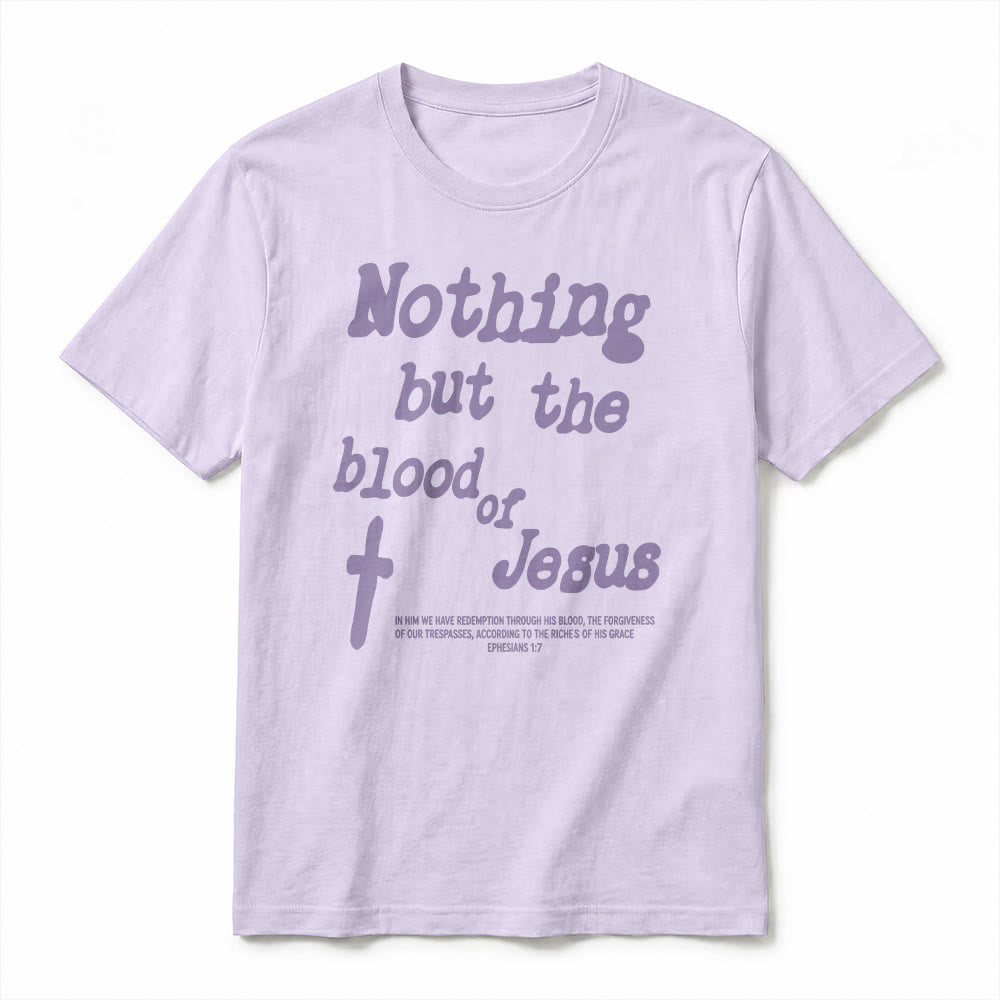 Christianartworkshop T-shirt a maniche corte premium "Nient'altro che il sangue di Gesù" - image 17
