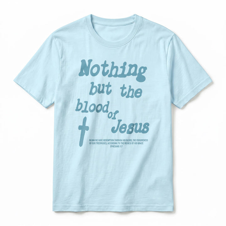 Christianartworkshop T-shirt a maniche corte premium "Nient'altro che il sangue di Gesù" - image 14