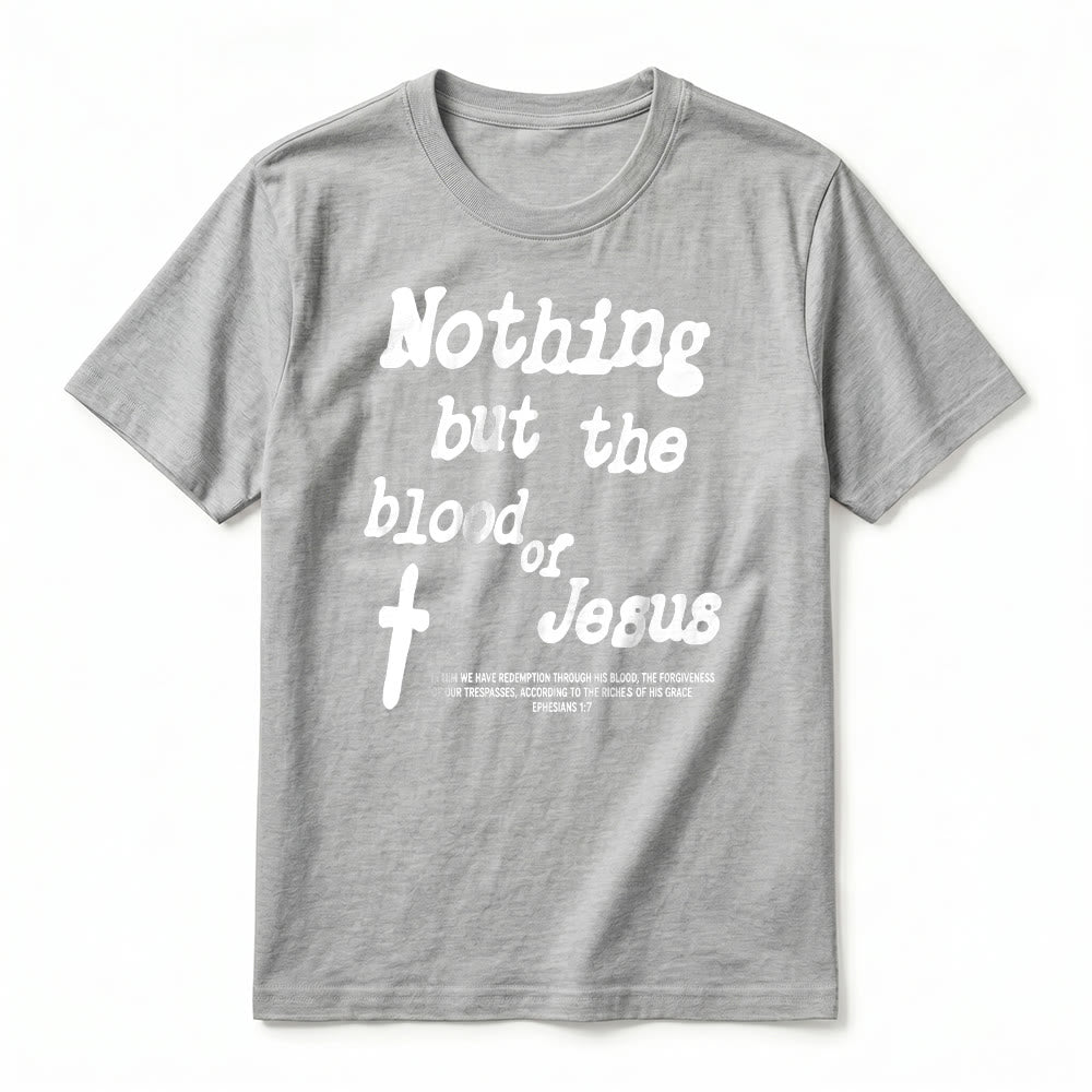 Christianartworkshop T-shirt a maniche corte premium "Nient'altro che il sangue di Gesù" - image 20