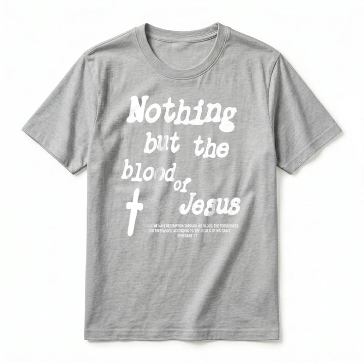 Christianartworkshop T-shirt a maniche corte premium "Nient'altro che il sangue di Gesù" - image 20