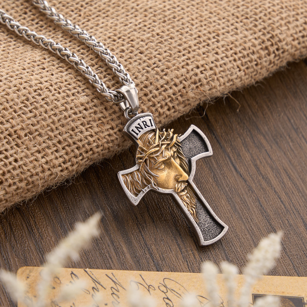 Collana con croce di Gesù Christianartworkshop - image 12