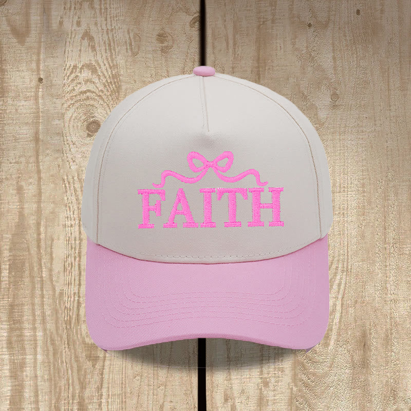 Christianartworkshop Cappellino da baseball regolabile FAITH con ricamo a fiocco e visiera mimetica. - image 8