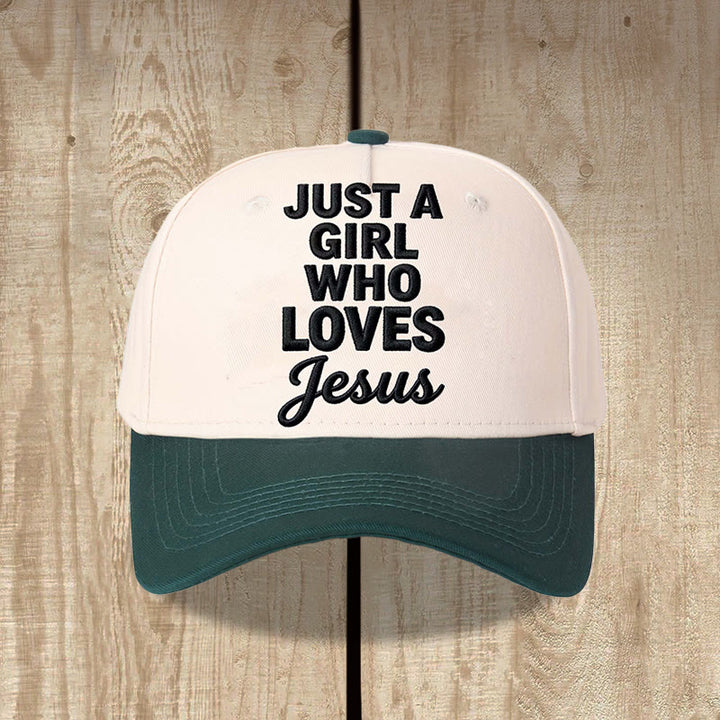 Christianartworkshop Cappellino da baseball regolabile con stampa frontale a caratteri misti e scritta "Just A Girl Who Loves Vertical Stack" (Solo una ragazza che ama la stampa verticale a strati misti) - Verde scuro - image 4