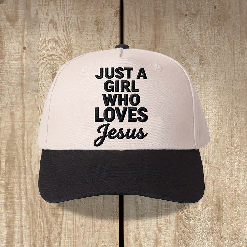 Christianartworkshop Cappellino da baseball regolabile con stampa frontale a caratteri misti e scritta "Just A Girl Who Loves Vertical Stack" (Solo una ragazza che ama la stampa verticale a strati misti) - Nero - image 1