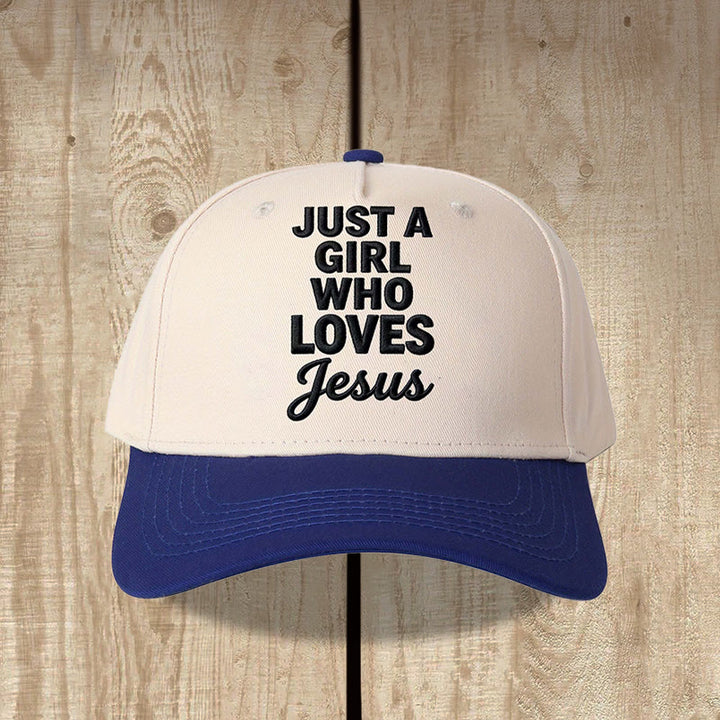 Christianartworkshop Cappellino da baseball regolabile con stampa frontale a caratteri misti e scritta "Just A Girl Who Loves Vertical Stack" (Solo una ragazza che ama la stampa verticale a strati misti) - Blu scuro - image 0