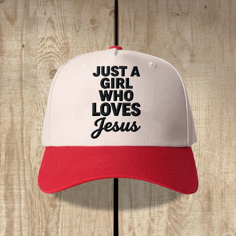 Christianartworkshop Cappellino da baseball regolabile con stampa frontale a caratteri misti e scritta "Just A Girl Who Loves Vertical Stack" (Solo una ragazza che ama la stampa verticale a strati misti) - Rosso - image 2