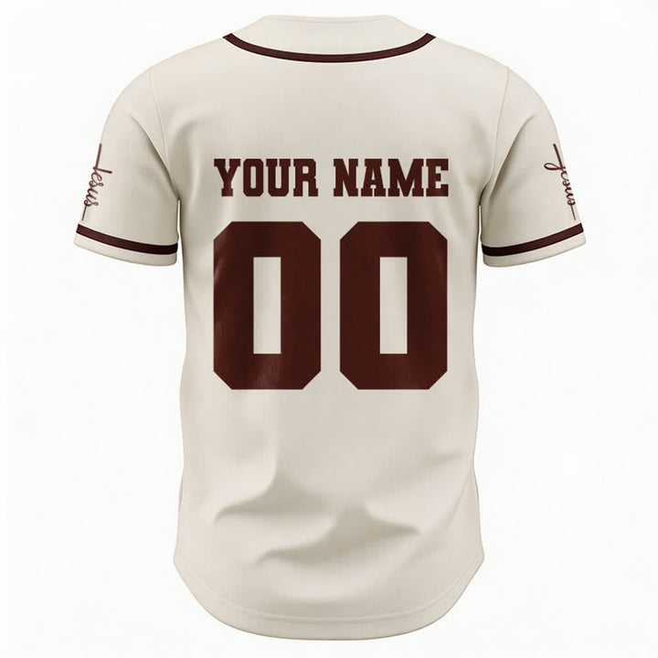 Christianartworkshop Maglia da baseball unisex personalizzata con Gesù Classico Abbigliamento Sportivo Personalizzato - image 28