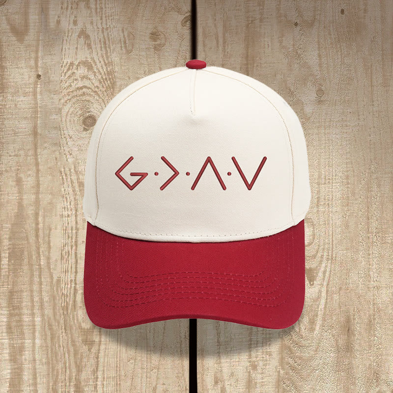 Christianartworkshop Cappellino da baseball con ricamo frontale a forma di lettera geometrica sottile. - Borgogna - image 14