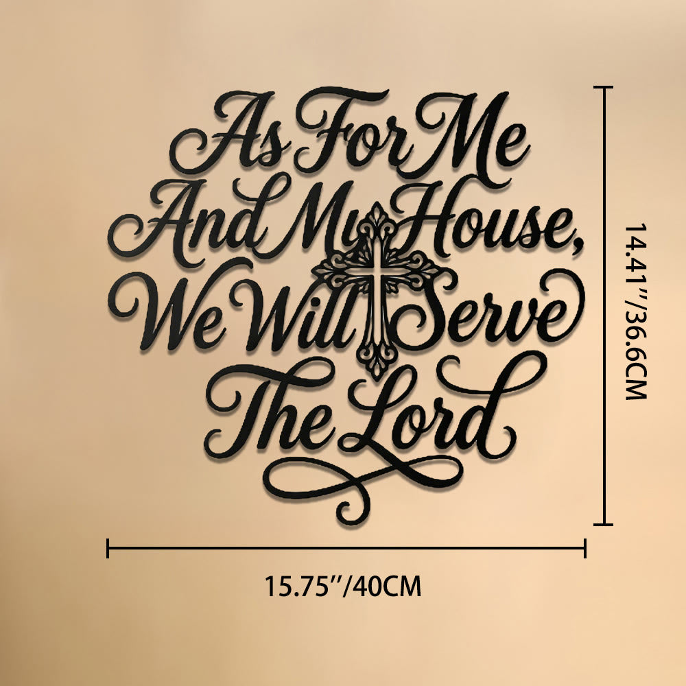 Decorazione murale in metallo con croce e versetti biblici in corsivo Christianartworkshop : emblema senza tempo della sacra grazia redentrice. - 15,75''*14,41*0,04''/40*36,6*0,1 cm - image 7