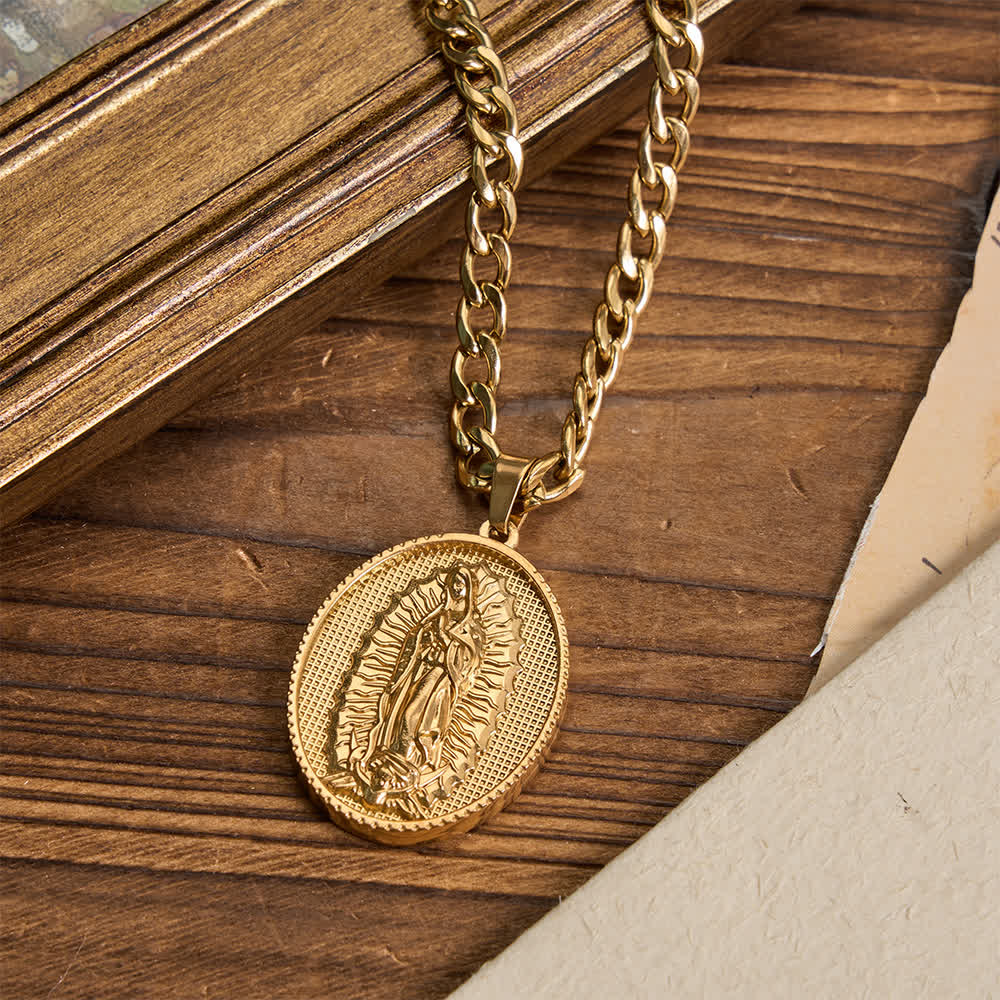 Collana della Vergine Maria di Nostra Signora di Guadalupe, Christianartworkshop. - image 4