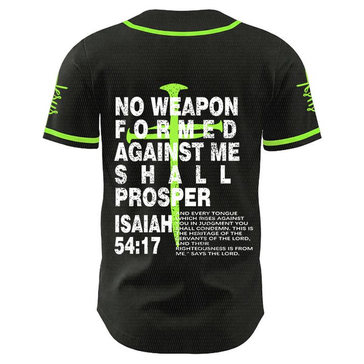 Christianartworkshop Nessuna arma forgiata contro di me avrà successo Maglia da baseball - image 19