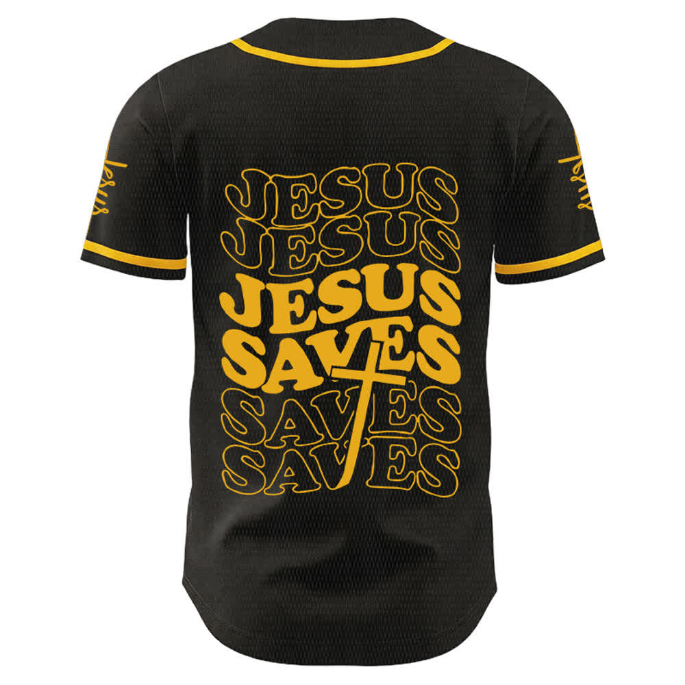 Christianartworkshop Maglia da baseball unisex personalizzata con la scritta "Gesù salva la fede". - image 10
