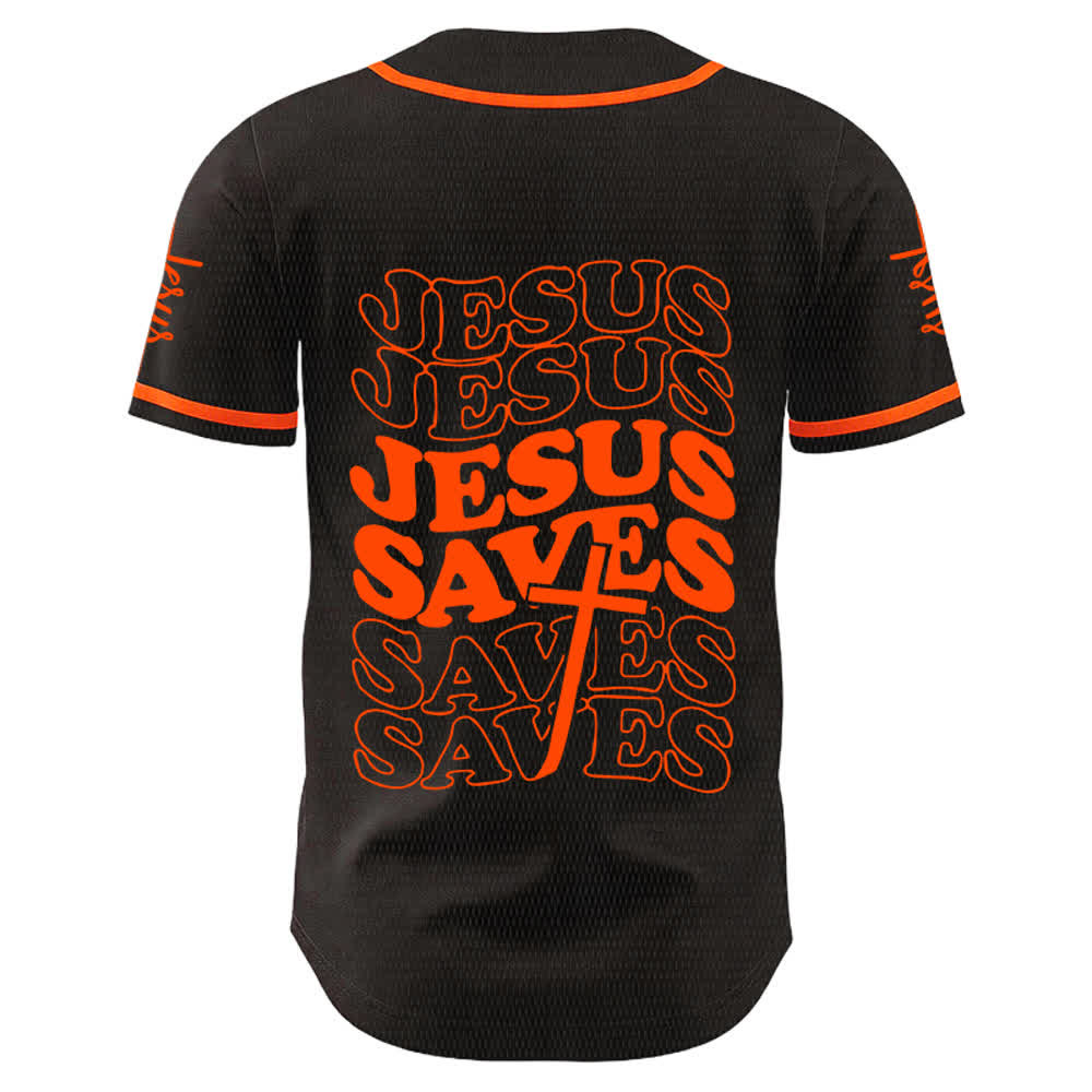 Christianartworkshop Maglia da baseball unisex personalizzata con la scritta "Gesù salva la fede". - image 13
