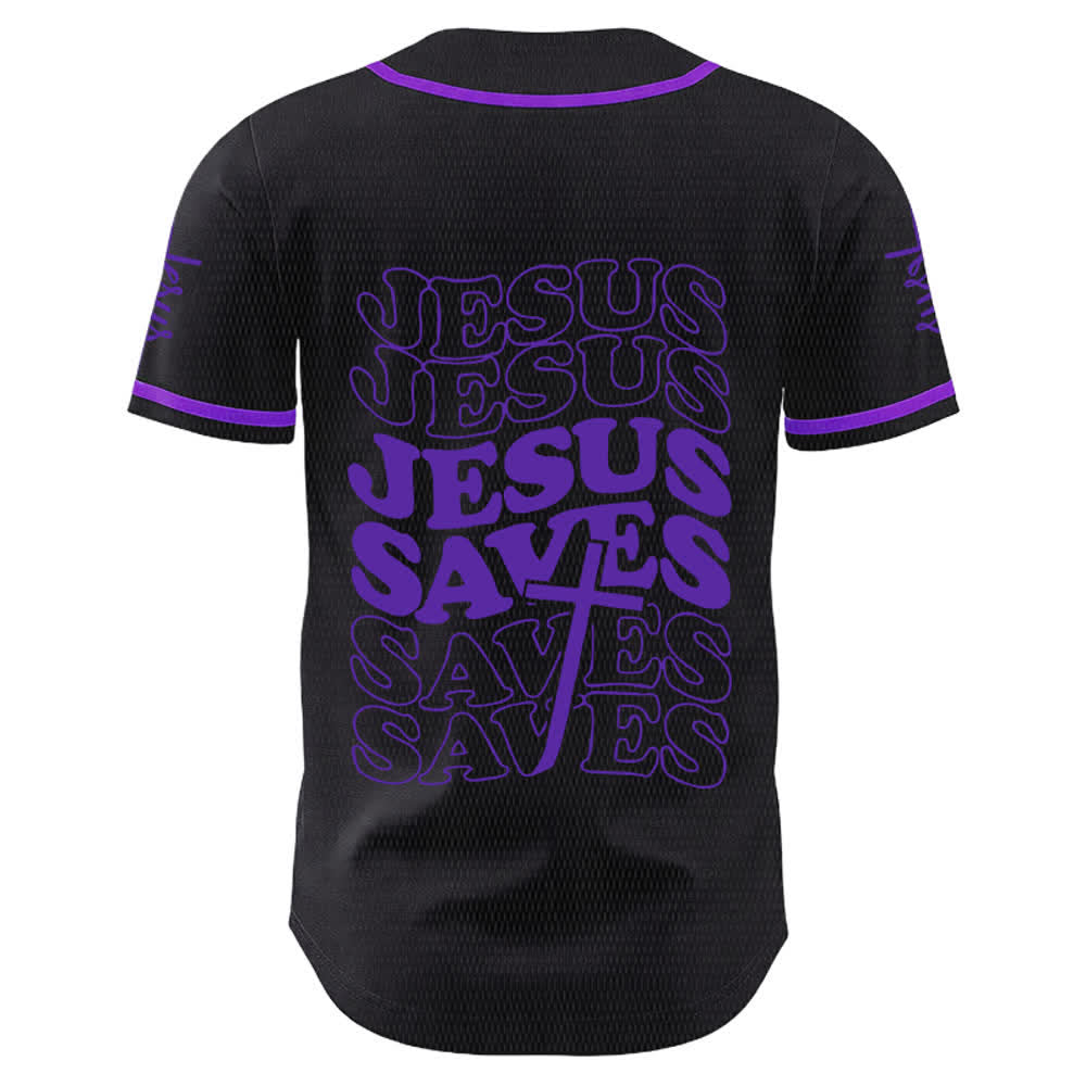 Christianartworkshop Maglia da baseball unisex personalizzata con la scritta "Gesù salva la fede". - image 22
