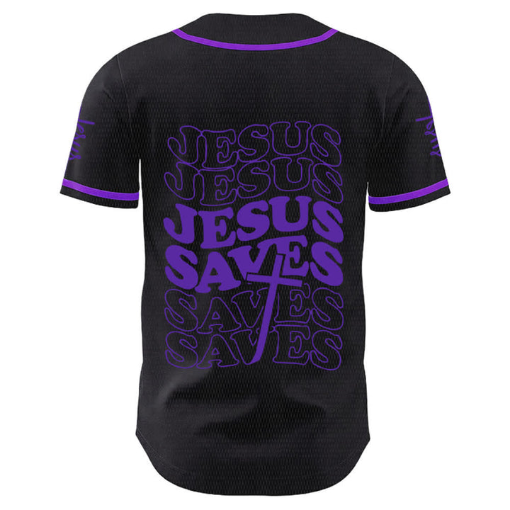 Christianartworkshop Maglia da baseball unisex personalizzata con la scritta "Gesù salva la fede". - image 22