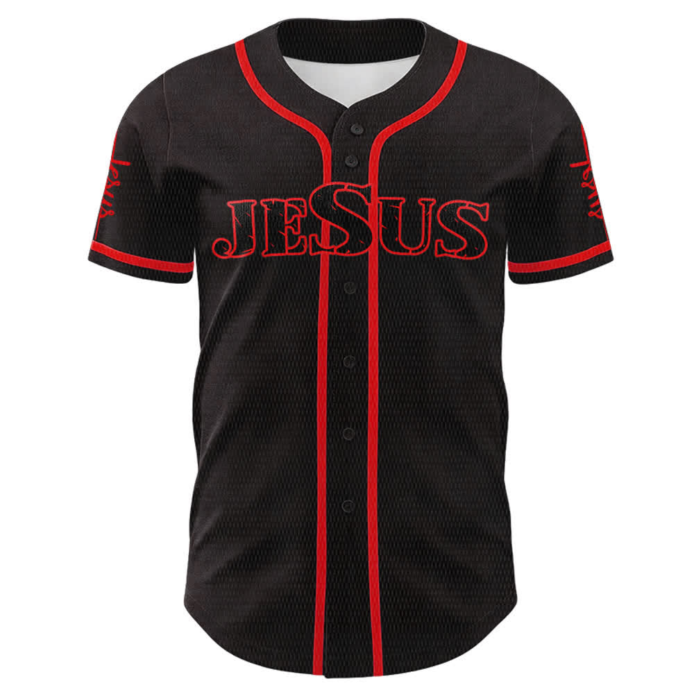 Christianartworkshop Maglia da baseball unisex "Gesù è la mia fede tutto" - image 5