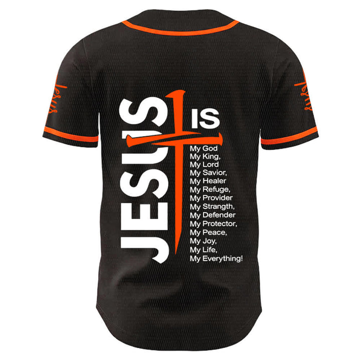 Christianartworkshop Maglia da baseball unisex "Gesù è la mia fede tutto" - image 13