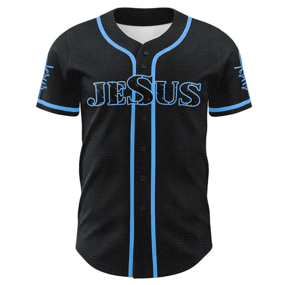 Christianartworkshop Maglia da baseball unisex "Gesù è la mia fede tutto" - image 2