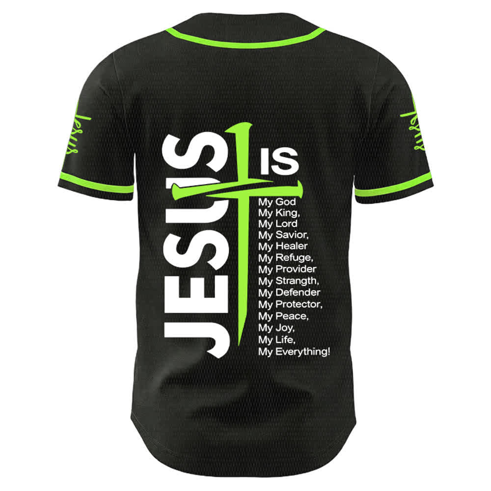 Christianartworkshop Maglia da baseball unisex "Gesù è la mia fede tutto" - image 19