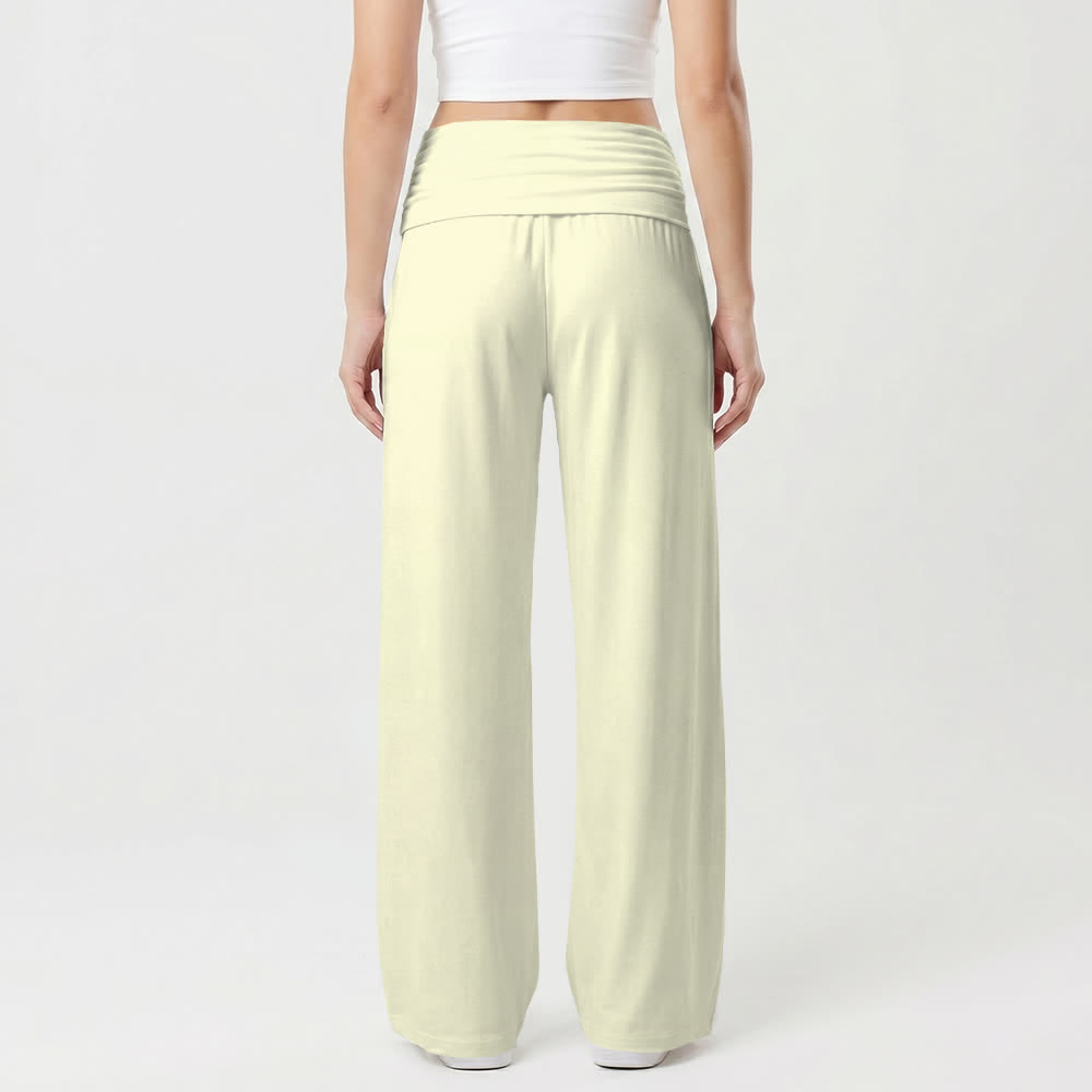 Christianartworkshop Pantaloni da donna a gamba larga con stampa floreale ad acquerello e croce, con testo biblico e scritta "Cristo", ideali per un look casual e religioso. - image 14