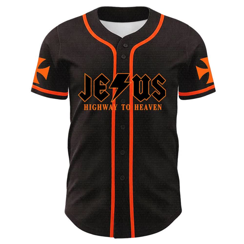 Christianartworkshop Maglia da baseball unisex "Jesus Highway To Heaven Lion Of Judah" - image 11