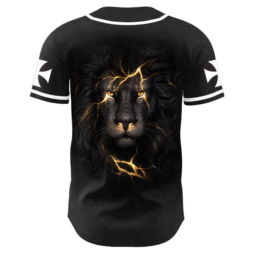 Christianartworkshop Maglia da baseball unisex "Jesus Highway To Heaven Lion Of Judah" - image 4