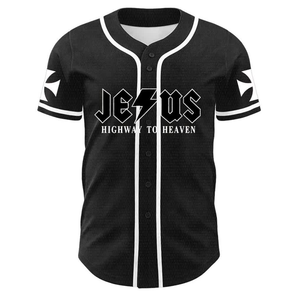 Christianartworkshop Maglia da baseball unisex "Jesus Highway To Heaven Lion Of Judah" - image 5