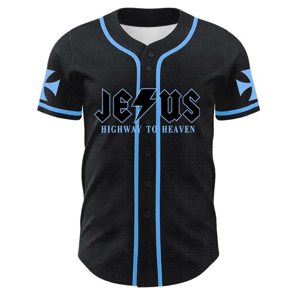 Christianartworkshop Maglia da baseball unisex "Jesus Highway To Heaven Lion Of Judah" - image 14