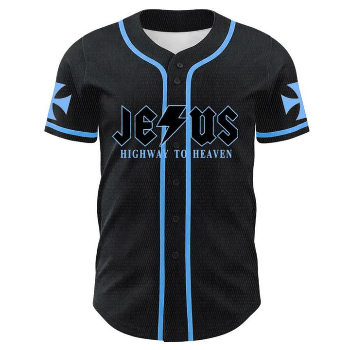 Christianartworkshop Maglia da baseball unisex "Jesus Highway To Heaven Lion Of Judah" - image 14