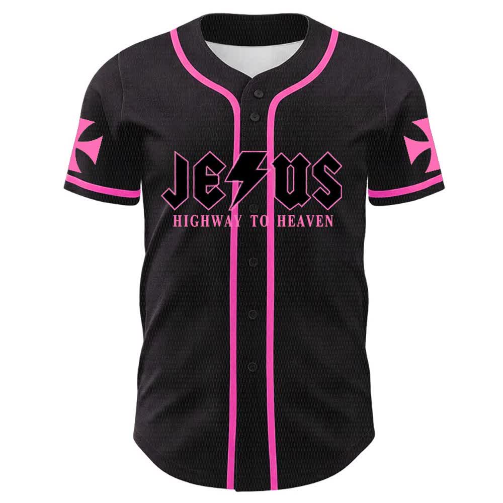 Christianartworkshop Maglia da baseball unisex "Jesus Highway To Heaven Lion Of Judah" - image 23