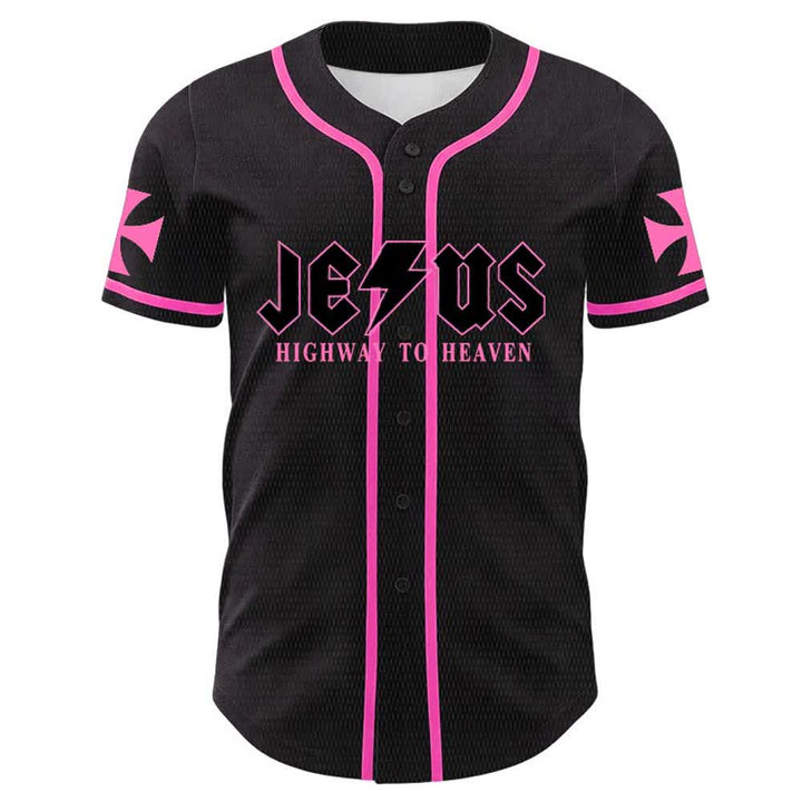 Christianartworkshop Maglia da baseball unisex "Jesus Highway To Heaven Lion Of Judah" - image 23
