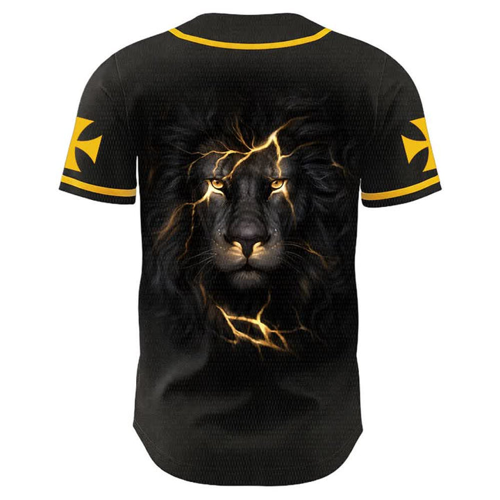 Christianartworkshop Maglia da baseball unisex "Jesus Highway To Heaven Lion Of Judah" - image 1